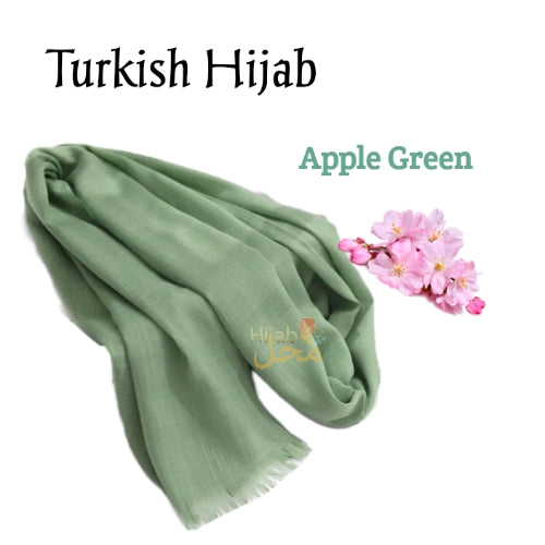 Turkish Hijab (Apple Green)