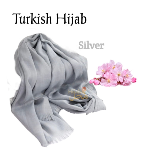 Turkish Hijab (Silver)