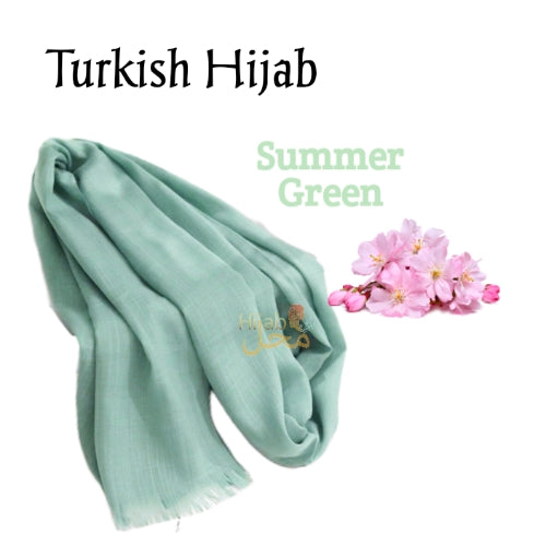 Turkish Hijab (Summer Green)